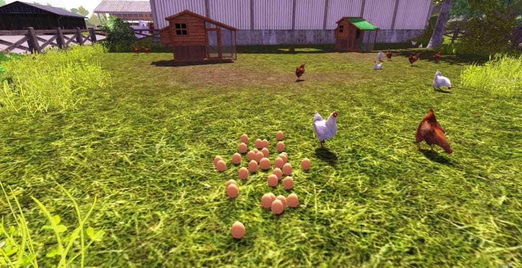 Farming Simulator 2017 где продавать яйца