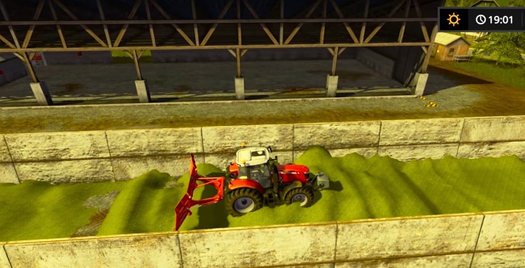 Farming Simulator 2017 силос
